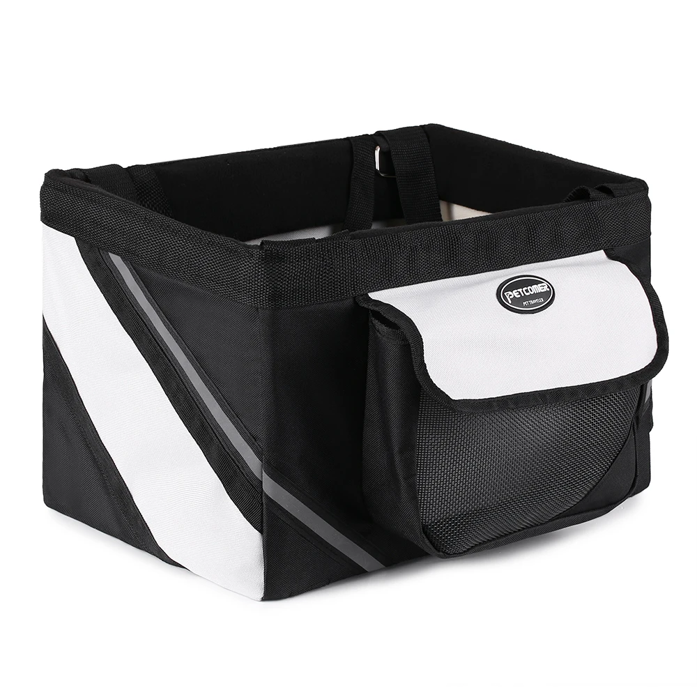 Best Hard-wearing Bicycle Bag Cycling Bike Bicycle Handlebar Basket Bike Front Bag Box Pet Dog Cat Carrier Black / Blue / Coffee 22