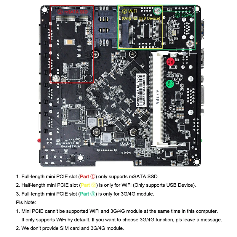 Q1900G4-M WiFi 3G 4G 800