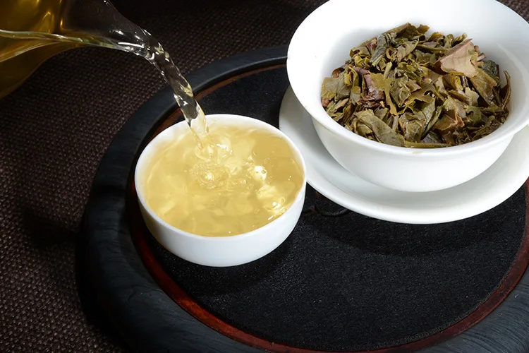 Более 12 лет Пуэр чай Китайский Юньнань старый сырой пуэр 250 г Китайский чай забота о здоровье Пуэр чай кирпич для похудения чай