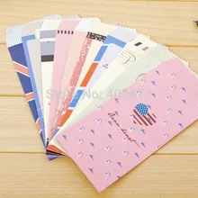 1 лот = 5 шт модный морской ветер дизайн канцелярские бумажные конверты