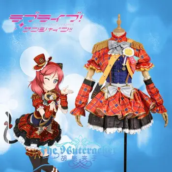 

[STOCK] 2018 Anime Love Live Maki Nishikino Idol Awakening SJ Uniform Cosplay Costume For Halloween Free Shipping Full Set New.