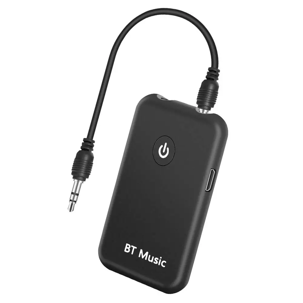 

Bluetooth V4.2 Transmitter and Receiver,2 in 1 Wireless 3.5mm Audio Adapter for TV/Car Sound System, Low latency