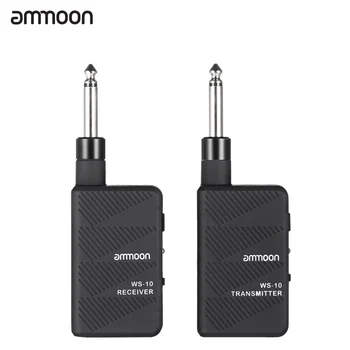 

ammoon WS-10 Digital 2.4Ghz Audio Wireless Electric Guitar Transmitter Receiver Set