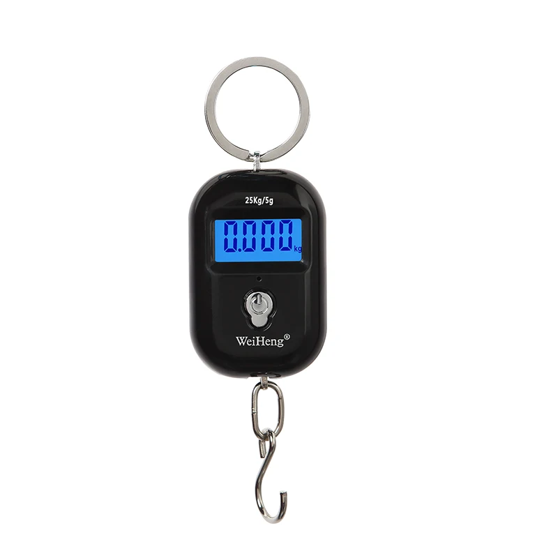 Urijk 25кг 5g/10 г Мини цифровые весы ЖК дисплей подсветка подвесные для багажа рыбалки