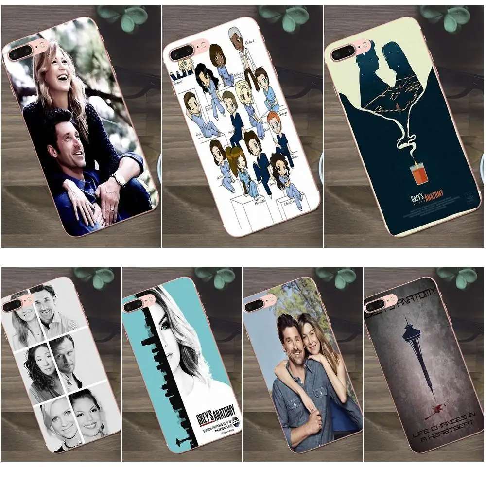 

TPU Coque Case Capa Famous Cartoon Greys Anatomy For Apple iPhone 4 4S 5 5C SE 6 6S 7 8 Plus X Galaxy A3 A5 J1 J2 J3 J5 J7 2017