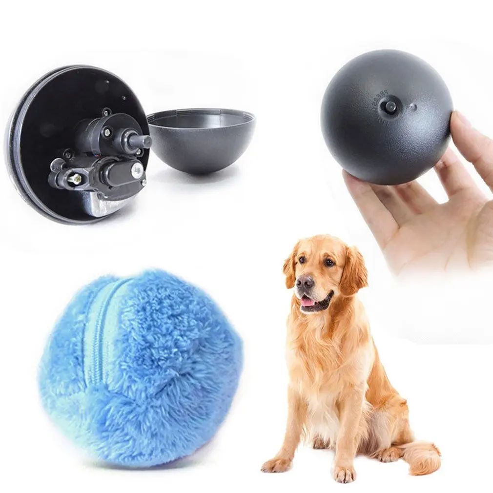 

Household Cleaning Supplies Activation Ball Pet Plush Toy Floor Clean Cat Dog Puppy Toys Automatic Vacuum Cleaner Dropshipping