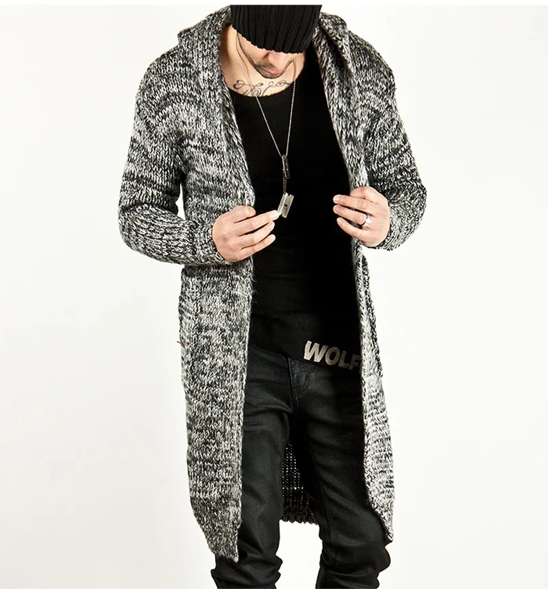 KHARI Moderne Strickjacke für Männer