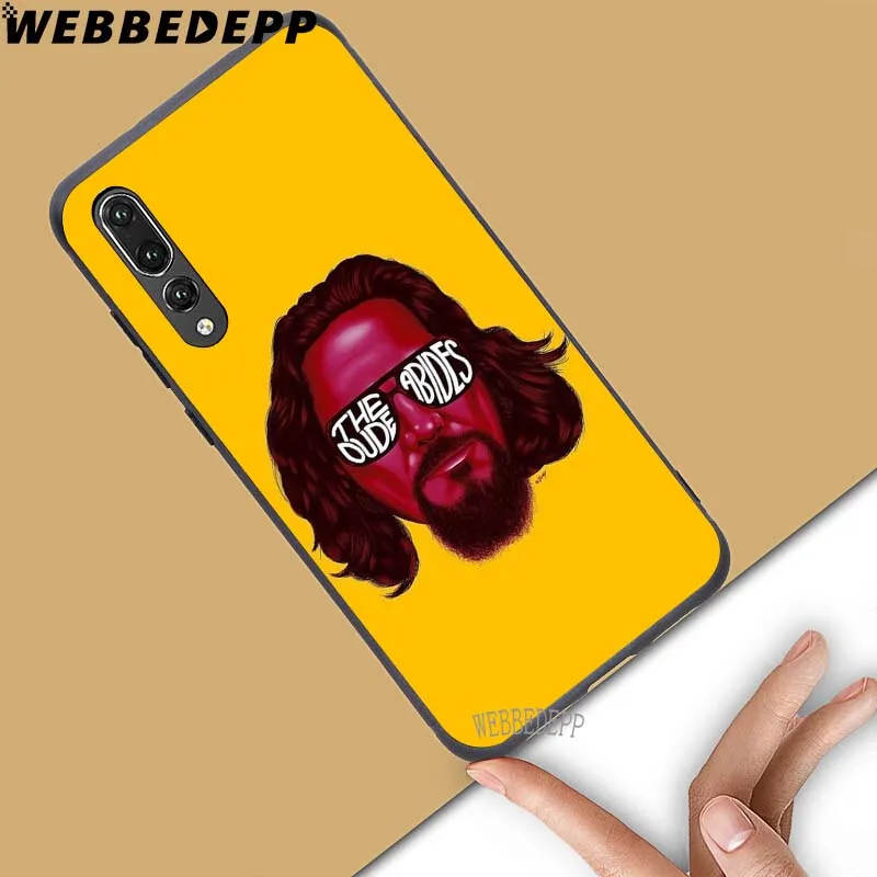 WEBBEDEPP большой мягкий чехол Lebowski для Huawei Honor 6 7A Pro 7C 8C 7X 8X 8 9 10 lite Note 10|Бамперы| |