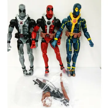 

7" X-MAN Deadpool Wade Winston Wilson Hugh Jackman PVC Action Figure Collectible Model Toy OPP 18CM B207