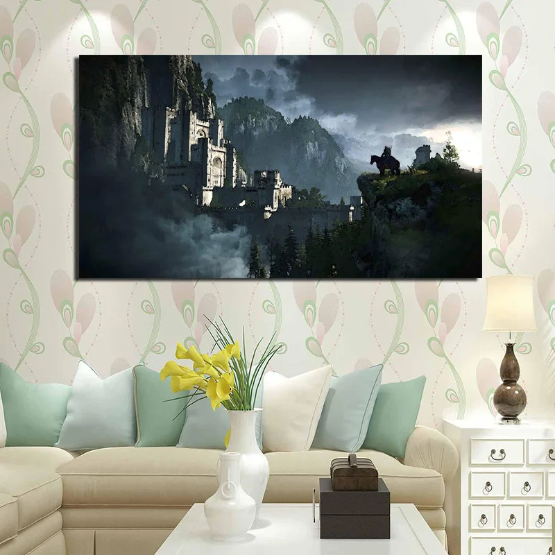

Crowns The Witcher 3 Kaer Morhen Art Canvas Painting Prints Living Room Artwork Home Decor Modern Wall Art Oil Painting Posters