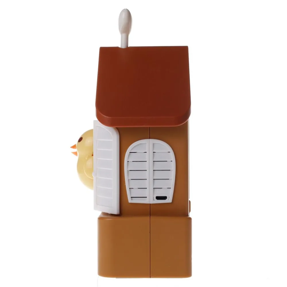 JS1312N Cuckoo часы Творческий игрушка будильники сердце форма Stick Plug управление