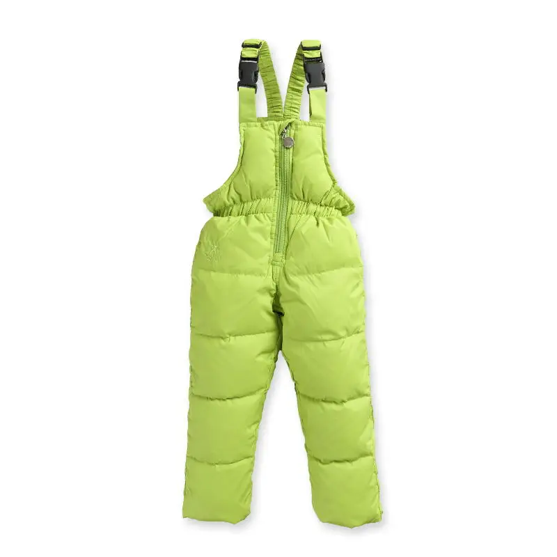 5 цветов детский комбинезон для маленьких мальчиков лыжный костюм для девочек пуховый комбинезон детская одежда для малышей Высокое качество - Цвет: Зеленый