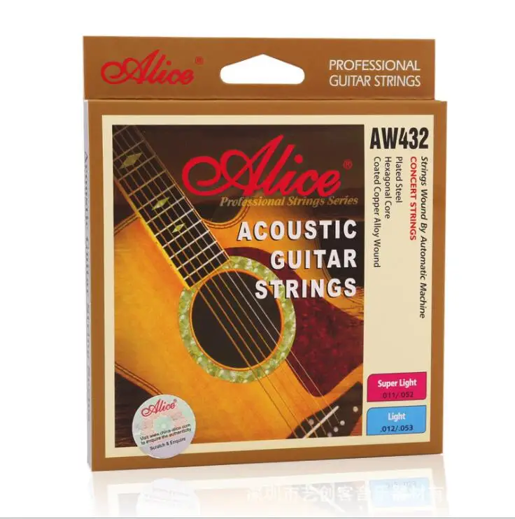 

Acoustic Guitar Strings Stainless Steel Core 6-String Accessories Musical Instruments