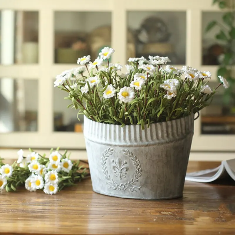 

8 Heads Colorful Artificial Flowers Silk Daisy Flowers Fake Flowers DIY Wedding Party Decoration Home Vases Decoration
