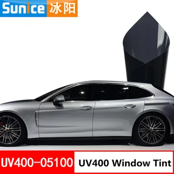 

100% UV Dark Black 5% VLT Car Window Tint Film Glass Car Auto House Commercial Solar Protection 1.52 x 5m (5ft x 16.5ft)