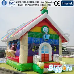Открытый красочный дом Форма InflatableBounce дом замки для детей