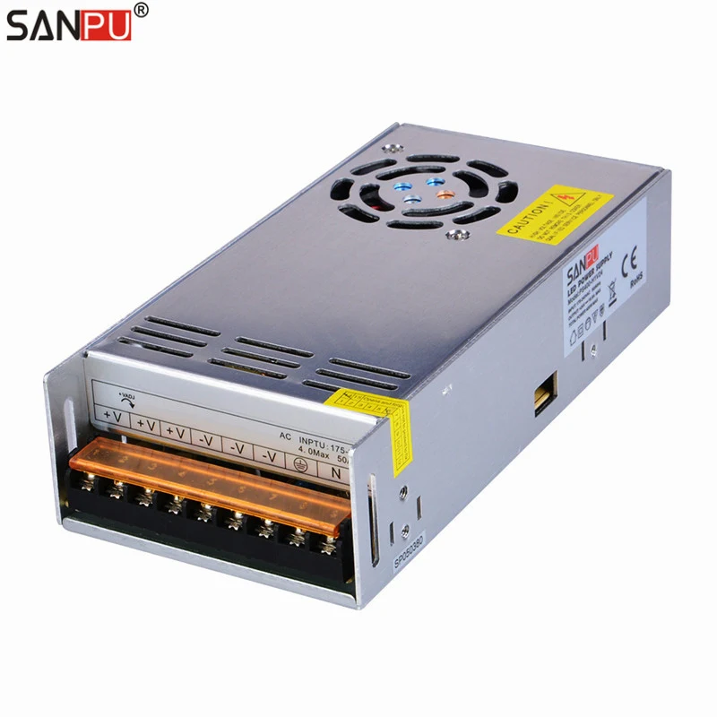 SANPU SMPS 36v 400w LED Switching Power Supply 360w 36vdc 10a Constant Voltage Driver 220V ac-dc Lighting Transformer 36 Volt