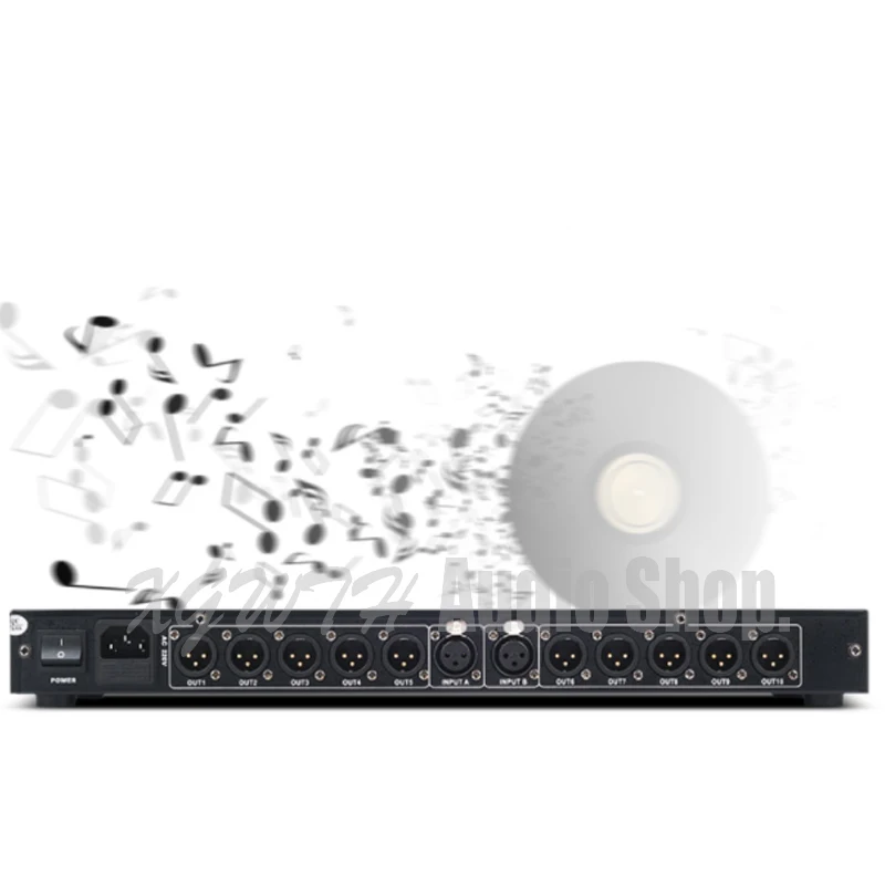 Распределитель аудиосигнала два в десять позолоченных карт Dragon Stage Line Array Performance