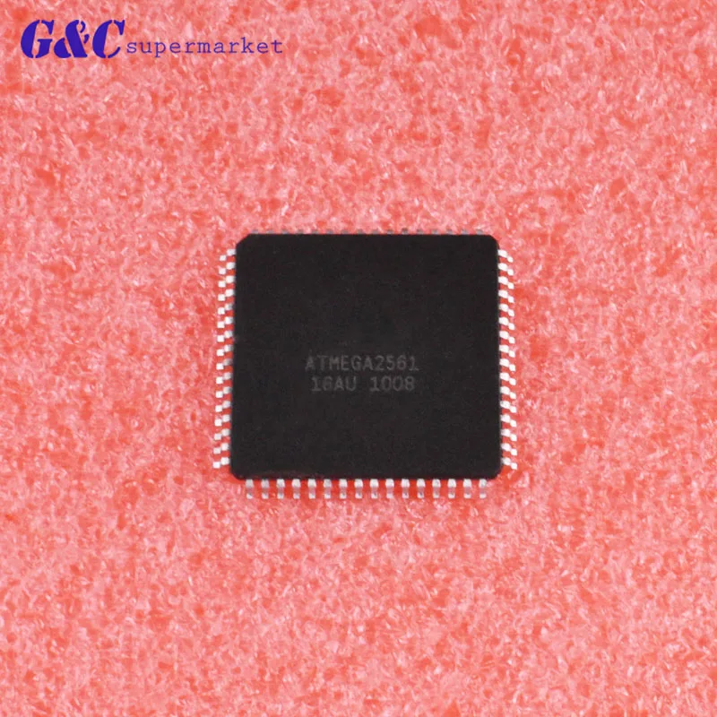 1PCS ATMEGA2561-16AU 64TQFP 8-bit Microcontroller with 64K/128K/256K Bytes In-System Programmable Flash