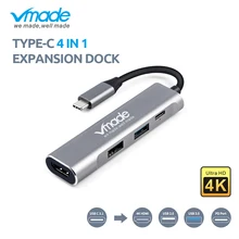 4 в 1 концентратор USB type C Hdmi 4K USB C концентратор к HDMI адаптер для Mac book Pro type C концентратор для huawei P20 mate 20 Pro 3,1 концентратор