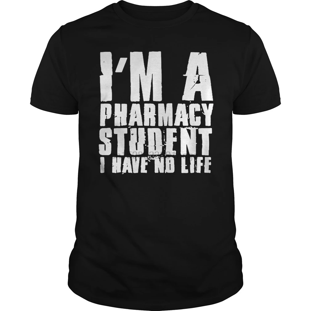 

Men Short sleeve tshirt Pharmacy Student Shirt T-Shirt cool Women t-shirt