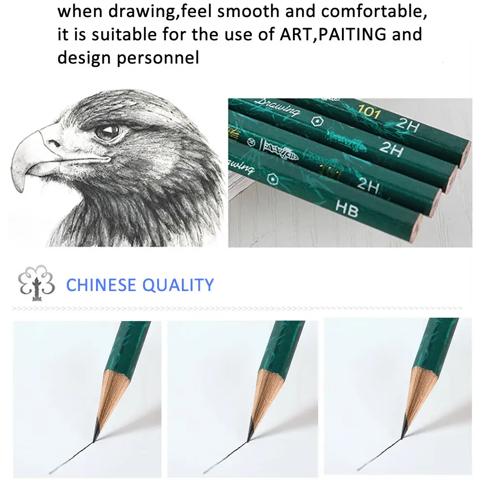12 шт. высокое качество 2B эскиз специальная ручка безопасный свинец Яд Профессиональный рисунок карандаш для начинающих живопись школьные