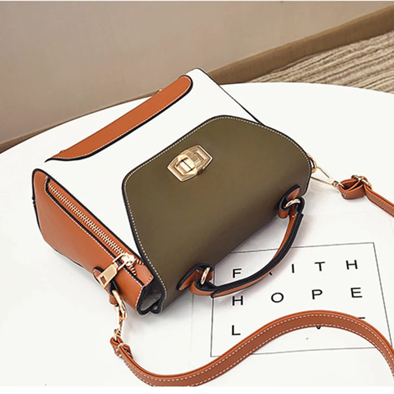 2019 женская кожаная сумка через плечо для женщин Ретро на сумочка Bolso de Mano Sac Femme