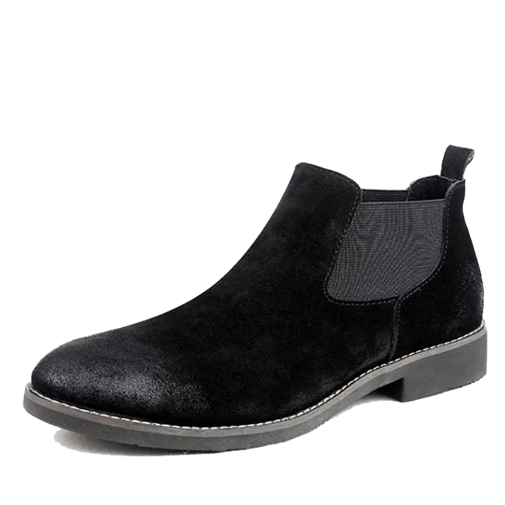 NPEZKGC Brand British Style Men’s Ankle Boots,High Quality Genuine