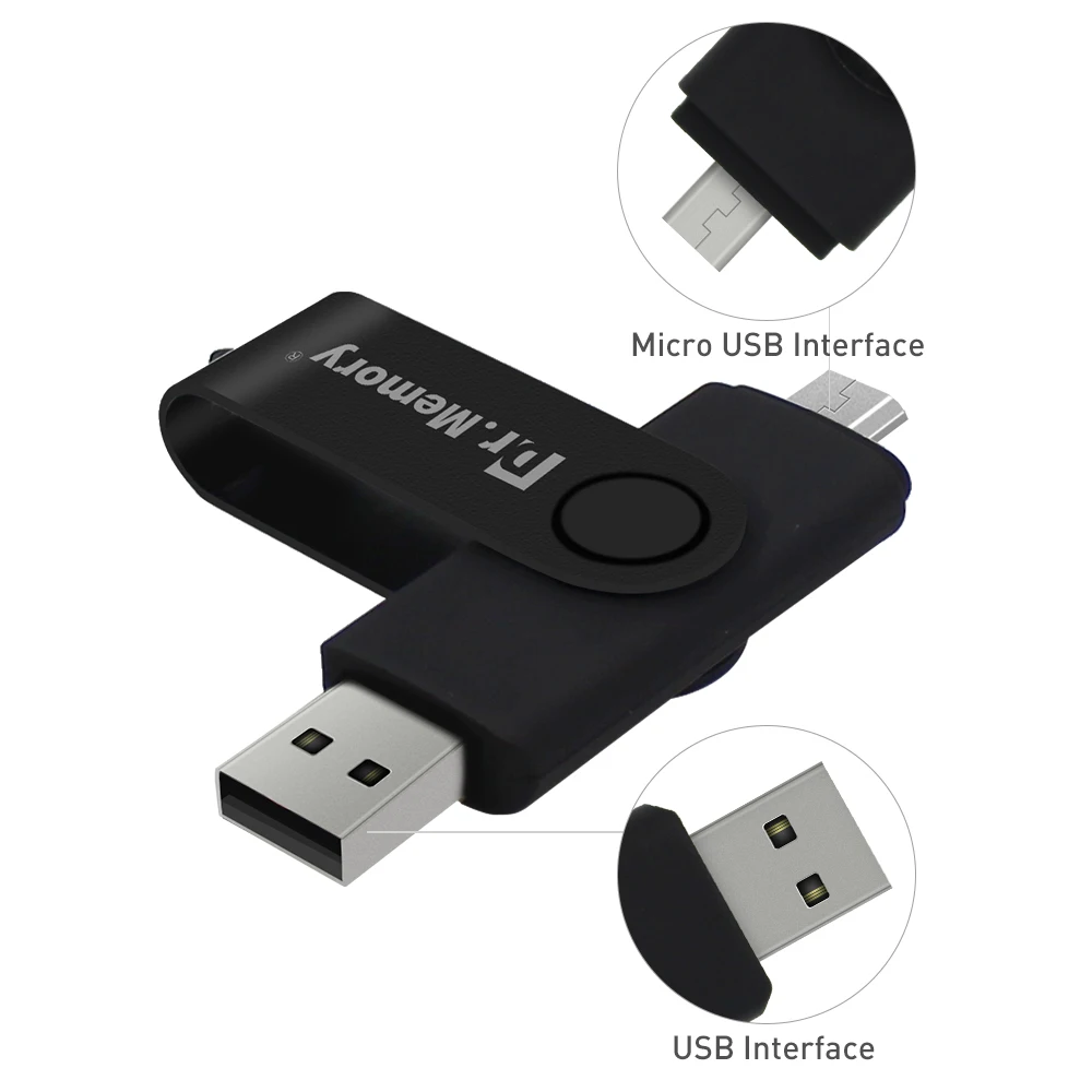 OTG USB флеш-накопители 64 ГБ для планшетов на Android, цветной металлический OTG флеш-накопитель для мобильного телефона, 32 ГБ, 4 ГБ, 8 ГБ, 16 ГБ, флеш-накопитель, карта памяти