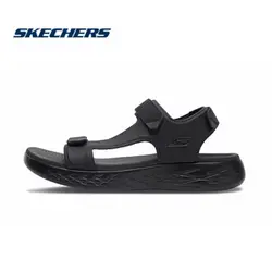 Skechers/сандалии мужские удобные дышащие пляжные сандалии мужские легкие брендовые роскошные летние сандалии высокого качества 55366-BBK