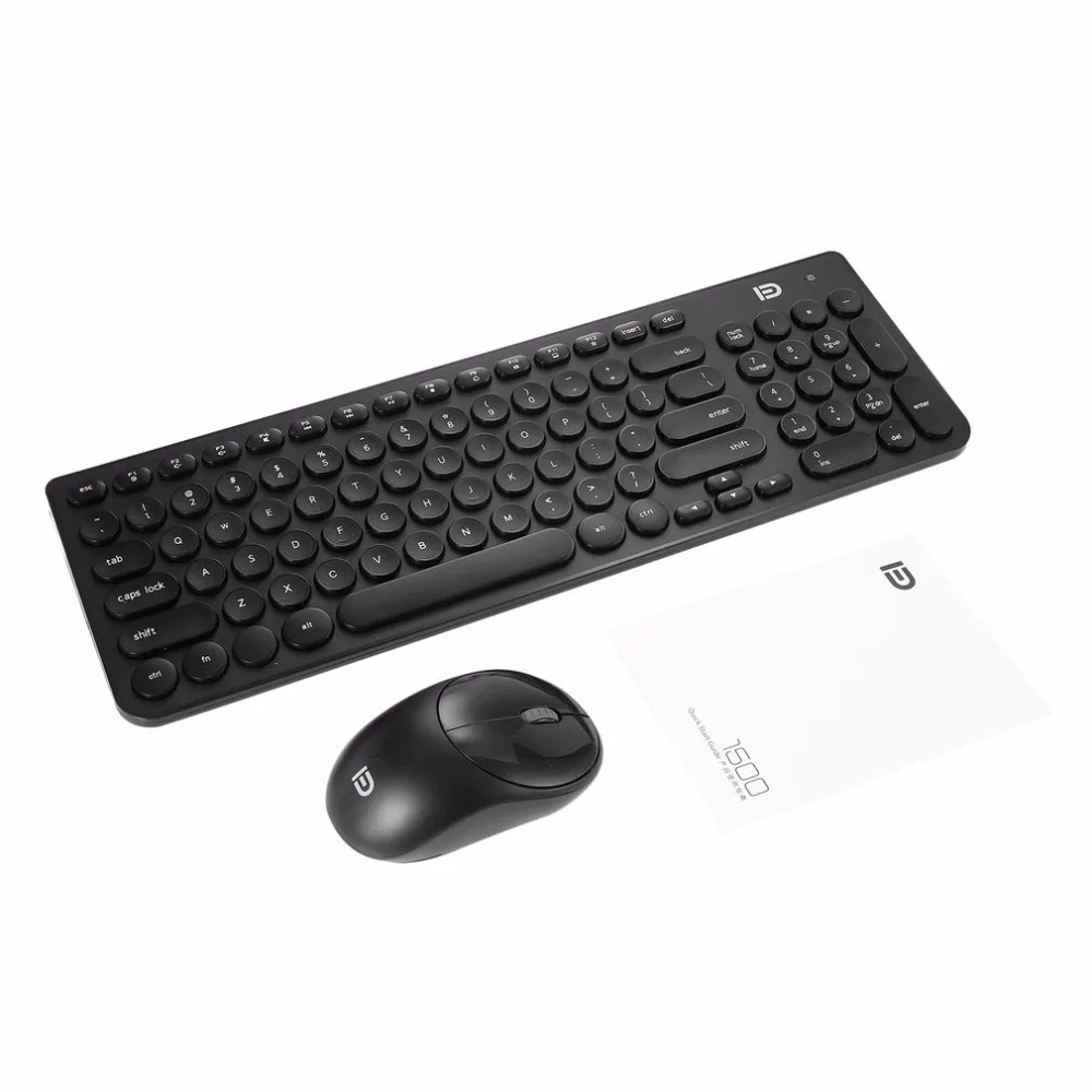 

Forter IK6630 USB 2.4GHz Ultrathin Wireless Keyboard and 1500DPI Mouse Combo Set for Computer Laptop Desktop with Silent Click