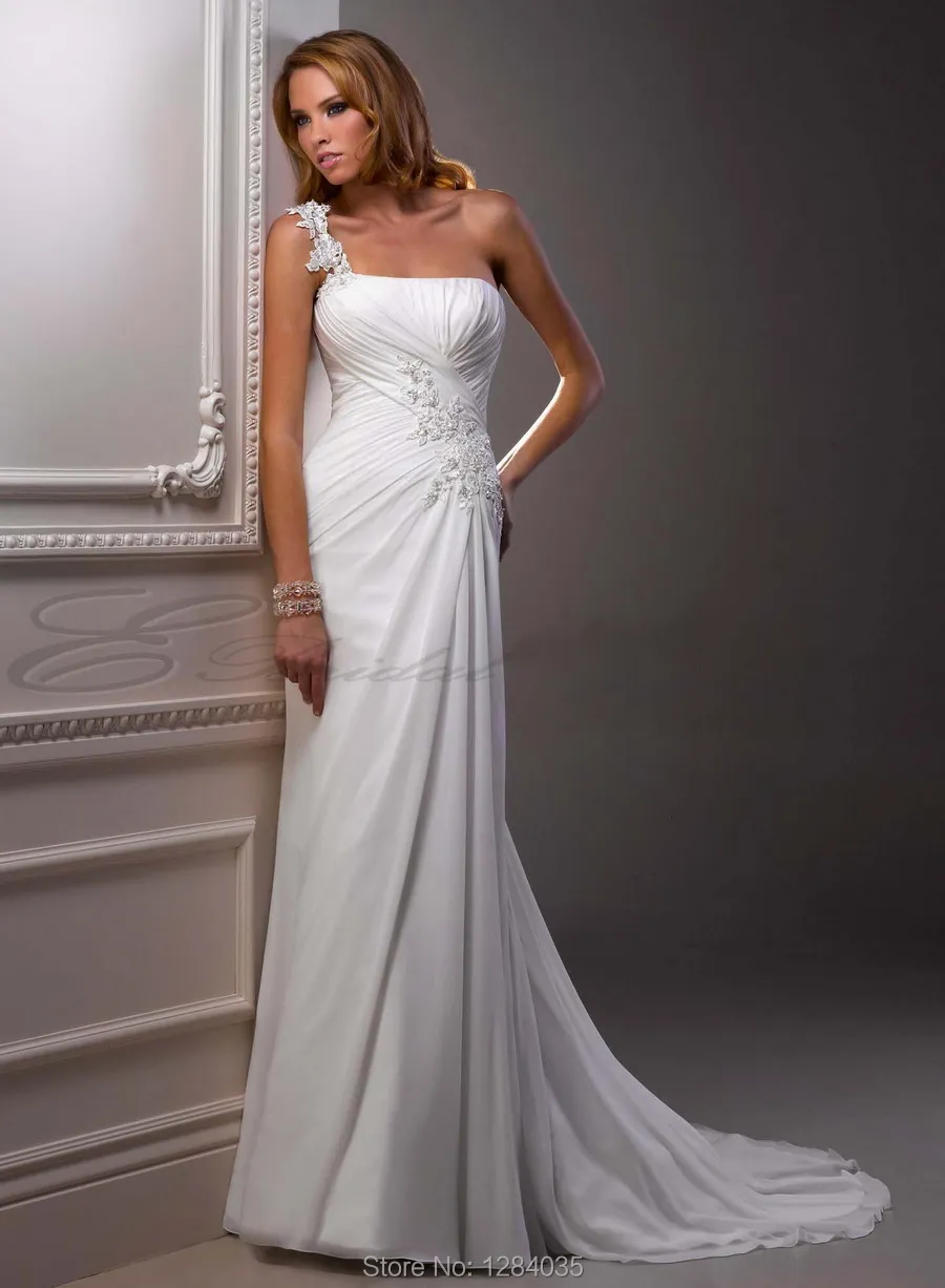Popular Greek Goddess Style Wedding Dresses Grecian Wedding