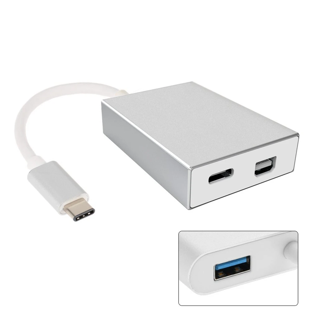 MLLSE USB-C 3,1 к Mini Displayport USB OTG USB-C Женский адаптер зарядного устройства подходит для ноутбука AA3820