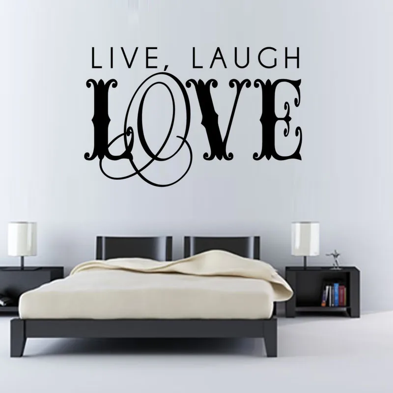 live laugh love art word wall sticker bedroom headboard vinyl removable diy home decor hot sale - Home Decor For Sale live laugh love art word wall sticker bedroom headboard vinyl removable diy home decor hot sale - Home Decor For Sale