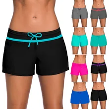 Новое поступление, женский купальник, танкини, нижняя часть, шорты, низкая талия, для плавания, летние пляжные короткие штаны, популярные, B2Cshop