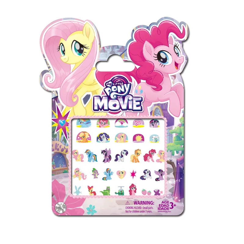 5 шт./лот My Little Pony Детские Гвозди наклейки игрушки Детские мультфильм дети водонепроницаемые наклейки для ногтей