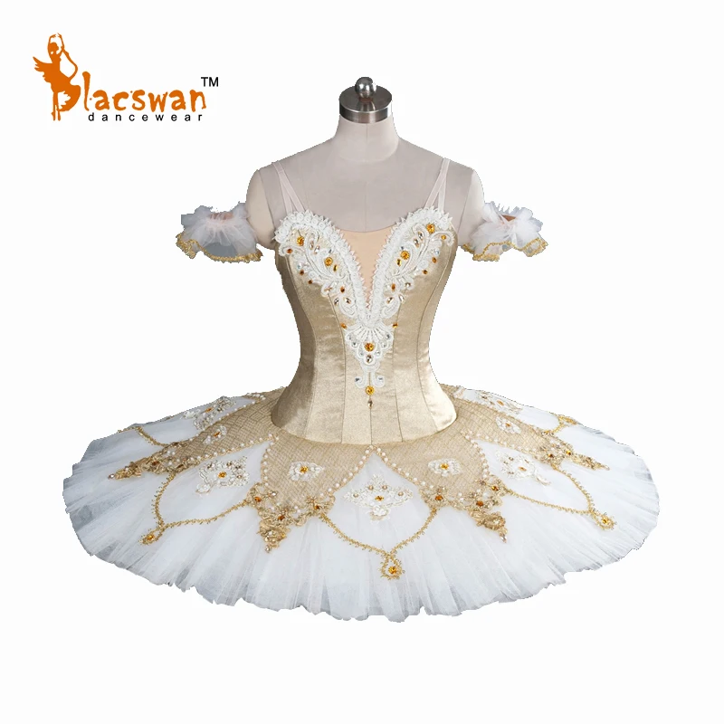 

2017 New Gold Classical Tutu Ballet Professional Costume Tutu BT812 Adult Competition Ballet Tutus Costume Adjustable Sizing