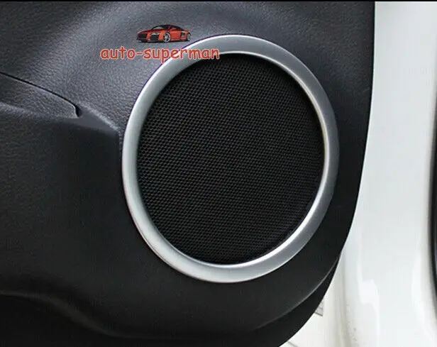 

Silver Door Stereo Speaker Trim ring For Nissan X trail 2014 2015 2016 2017
