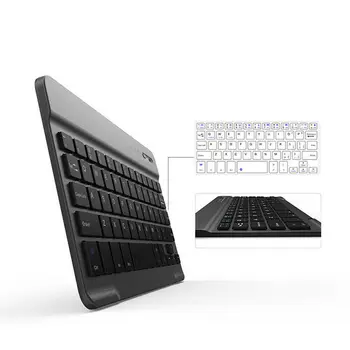 

Backlit Illuminated Wireless Bluetooth Keyboard Chargeable for IOS Android Windows Stylish Design Perfect Travel Accessory