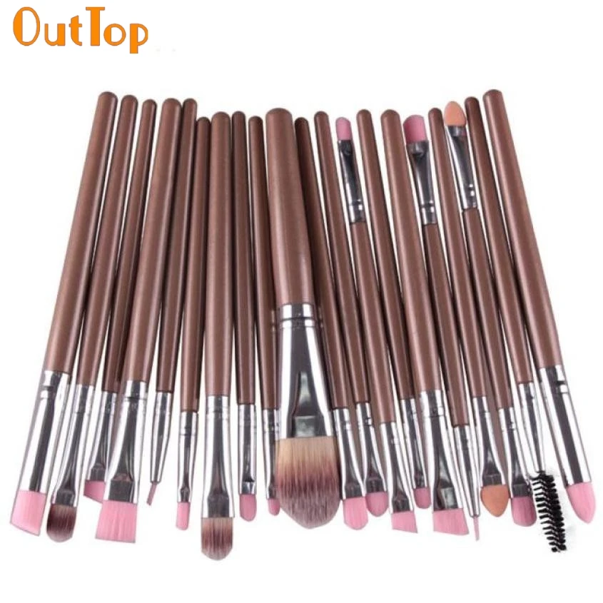 Набор кистей для макияжа OutTop colorwoman 20 шт. инструменты набор туалетных