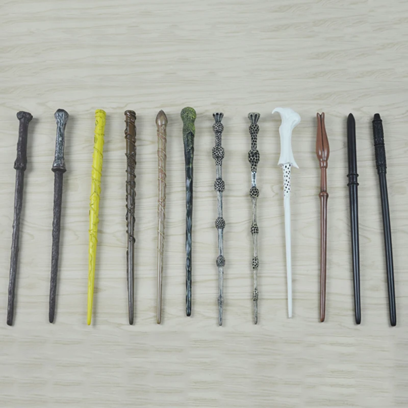 

Harri Potter Hermione Wands Colsplay Metal/Iron Core red magic Dumbledore Magical Wand Kid Magic trick No Box Gift