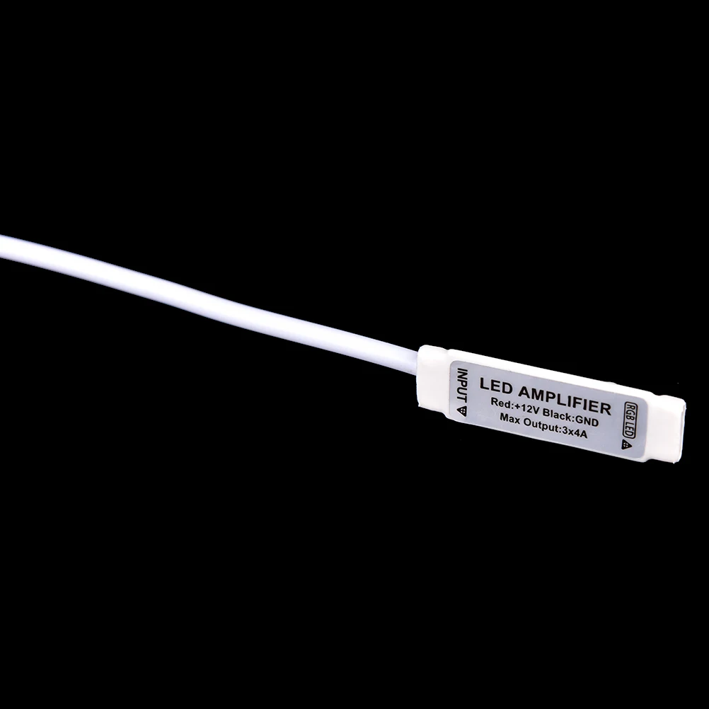 DC12V 12A мини RGB 3 * 4A для цвета 5050 3528 Светодиодная лента Белый светодиодный усилитель