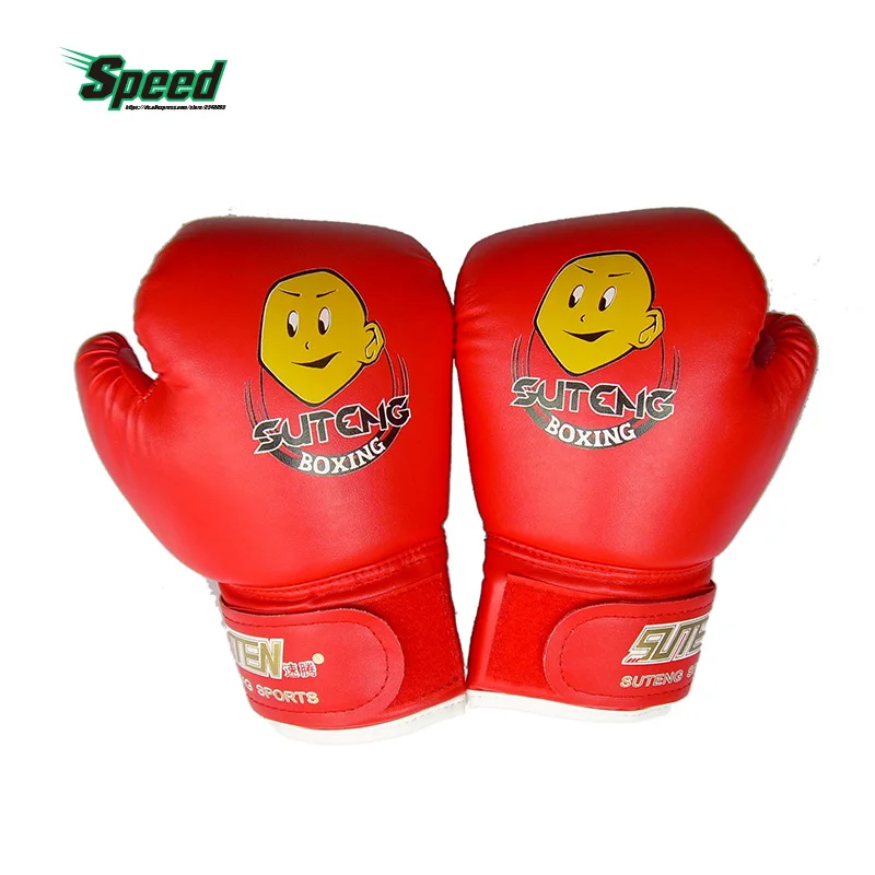 

High Quality Child 1 Pair Durable Boxing Gloves Cartoon Sparring Kick Fight Gloves Training Fists PU Leather Muay Sandbag