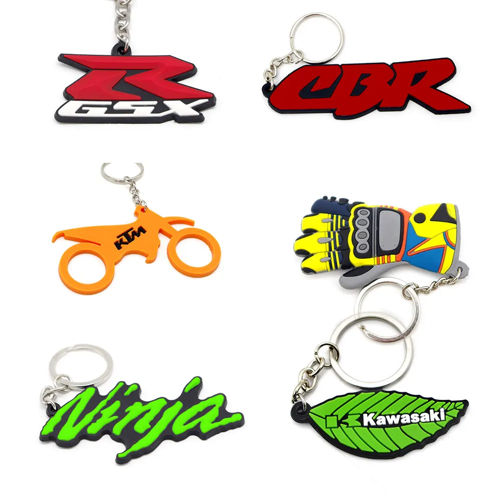 

Rubber Motorcycle Accessories Moto KeyChain KeyRing keyHolder llavero Chaveiro FOR Suzuki GSXR 600 750 1000 K1 K2 K3 K4 K5 K6 K7