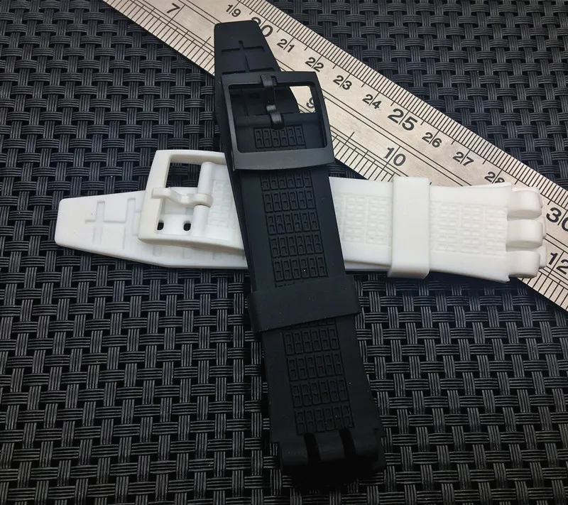Ремешок силиконовый для часов Swatch 20 х24 мм резиновый браслет IRONY SCUBA 200|watchband for