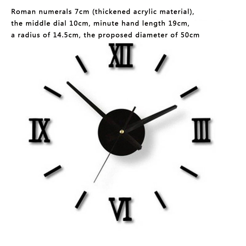 16 дюйм(ов) горошек искусство настенные часы Стильный современный настенный Гостиная Спальня немой часы персонализированные Diy настенные часы Вставить