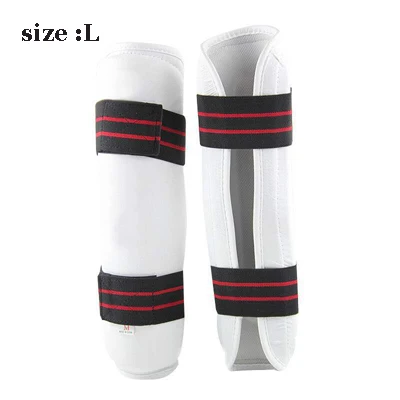 Taekwondo Wushu karate Protective Training Equipment Arm Guard and Leg Guard Kung Fu Martial Arts For Adult Children Fitness - Цвет: L