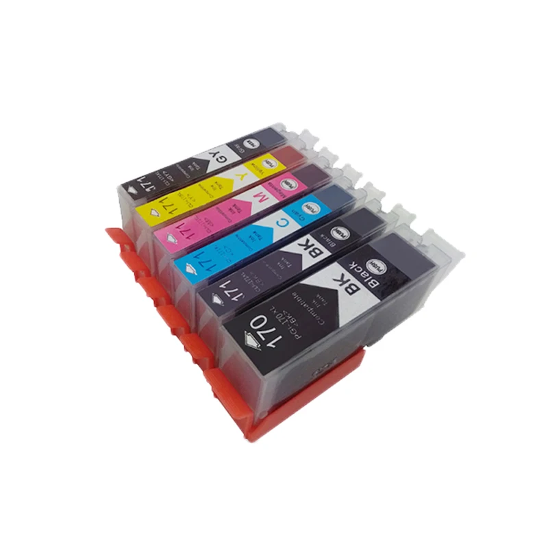 6 шт. картриджи для струйного принтера Canon Pixma MG5720 MG 170 5720|ink cartridge|ink cartridge for canoncartridge