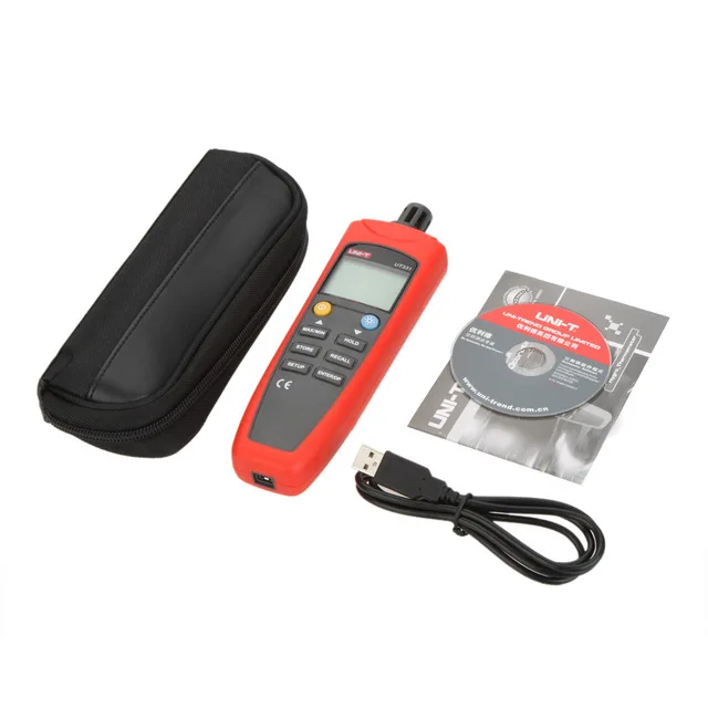 

UNI-T Digital Temperature Humidity Meter UT332 UT331 Thermo-Hygrometer Thermometer Data Storage Recall USB Transfer Dew Point