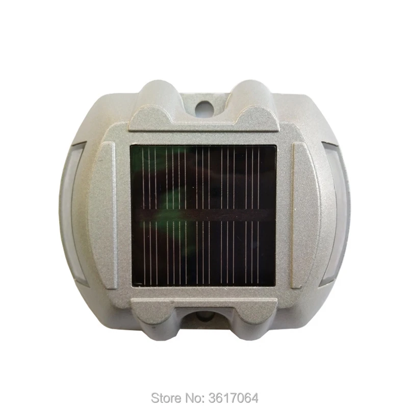 

The butterfly type Aluminum Alloy double-sided 6LED lamp aluminum solar spike horseshoe shaped courtyard villa landscape lamp